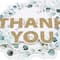 Green Wreath Thank You Sticker by Recollections™